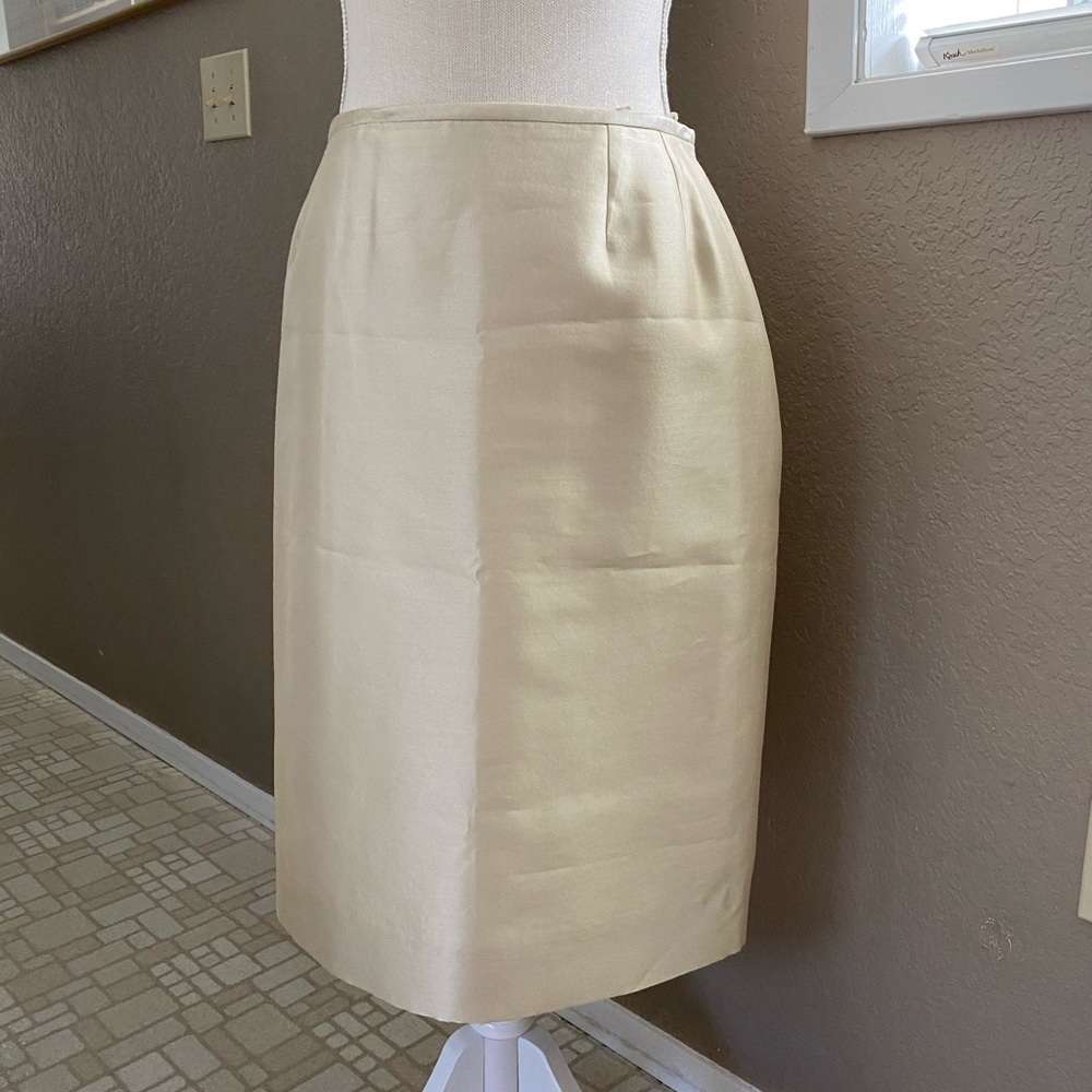 Yves Saint Laurent rive gauche pencil skirt, Sz 40 - Picture 2 of 8